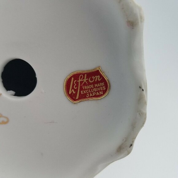 Lefton Bisque China Queen Elizabeth I 8" x 4" Figurine Handpainted KW343 Japan - Picture 10 of 10